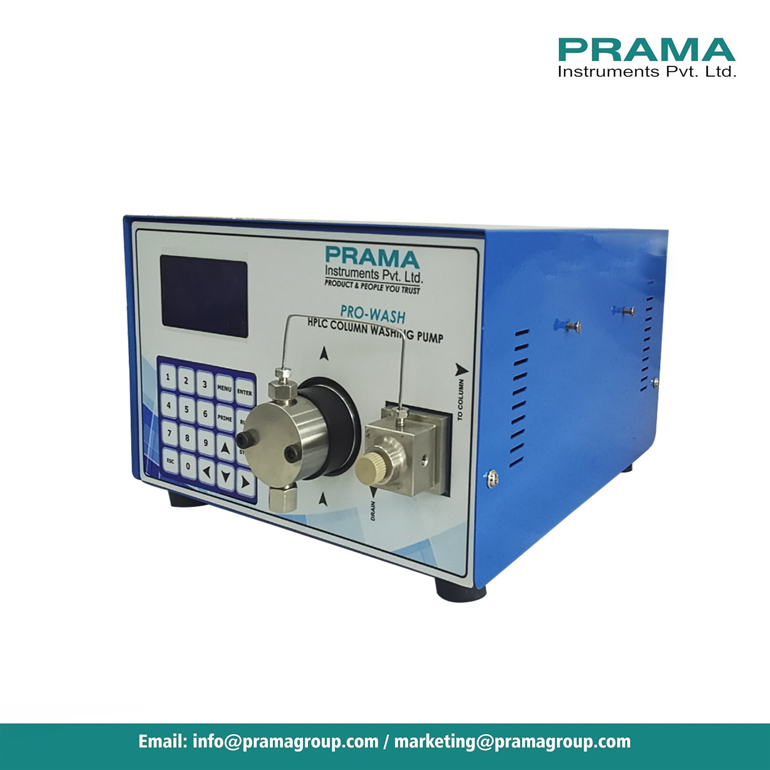 PRAMA HPLC Column Washing Pump Mini High Pressure Flow Pump