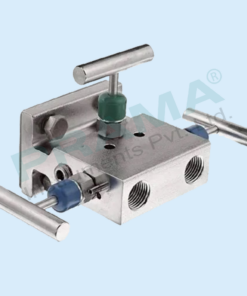 3+1 Manifold with Mounting Bracket SS316