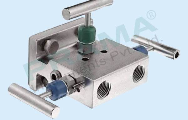 3+1 MANIFOLD WITH MOUNTING BRACKET SS316