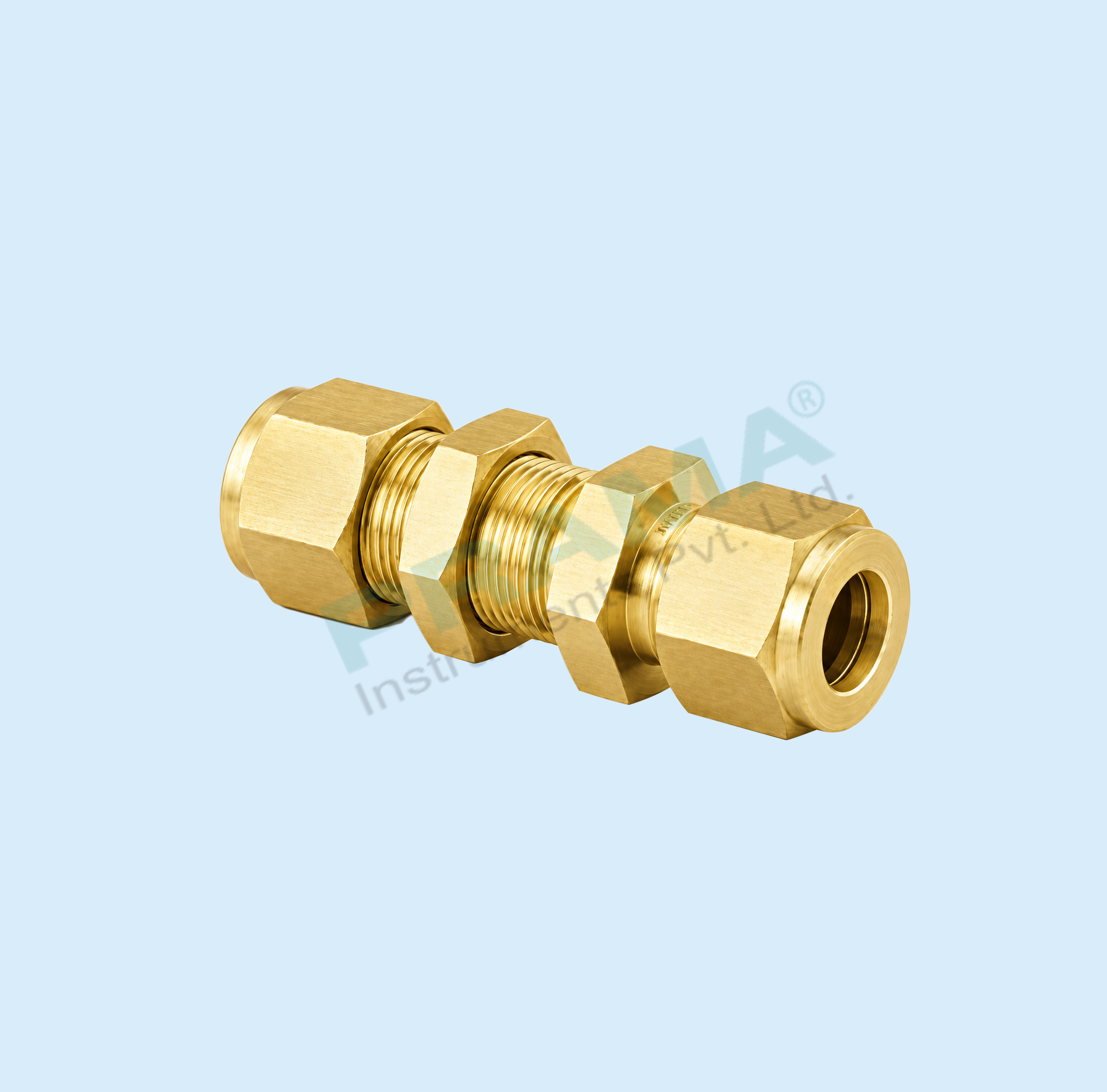 1/4" BSP(M) X 1/4" OD UNION BULKHEAD SS304