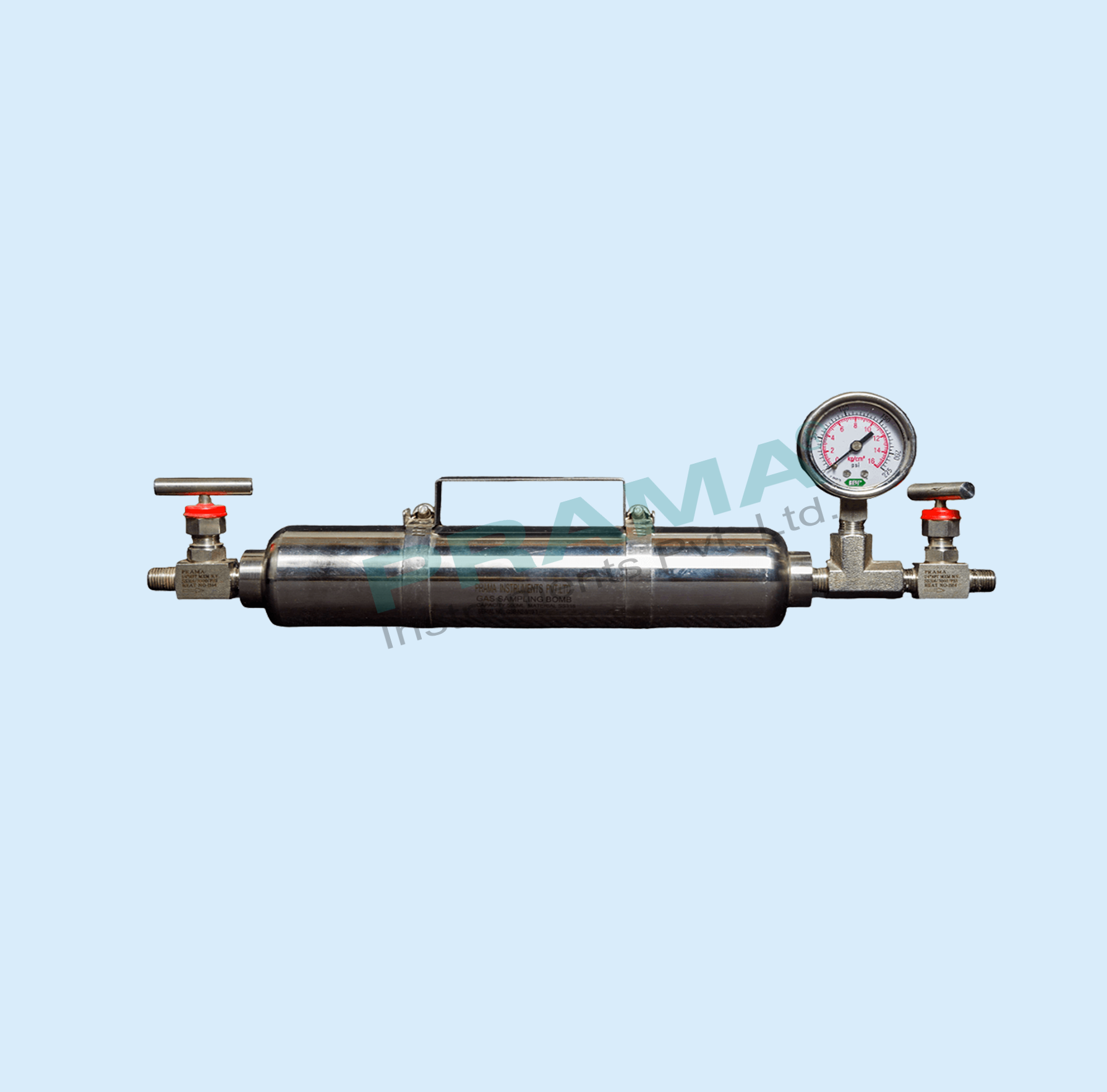STAND FOR GAS SAMPLING BOMB