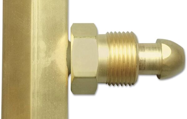 1/8â SS304 TEE WITH NUT & FERRULES