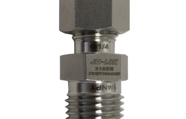 PRAMA MAKE EMPTY COLUMN, SS316L, 200MM LENGTH, 8MM OD X 4.6MM ID, BOTH SIDE M8X75 MALE THREADS