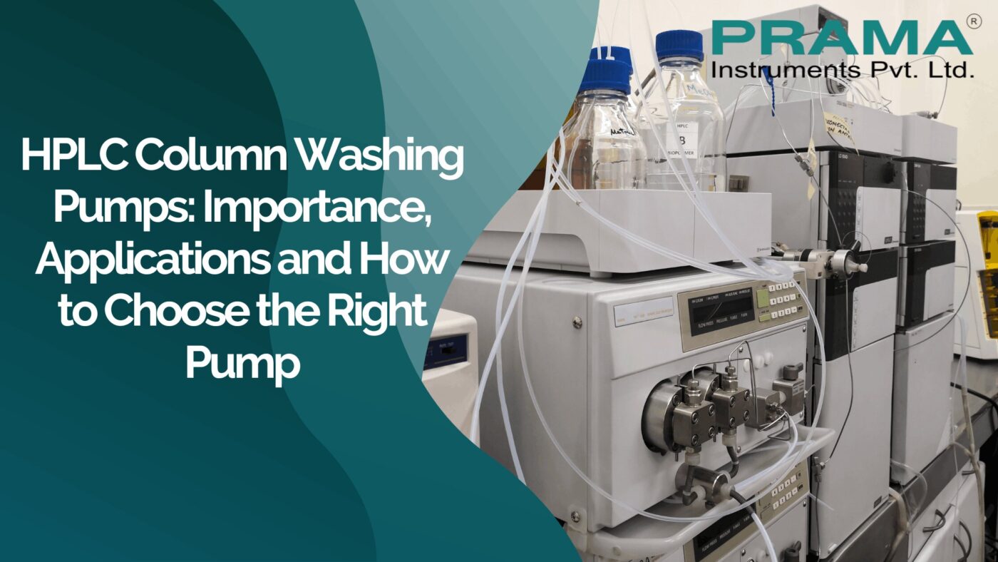 HPLC column washing pump for laboratory column maintenance