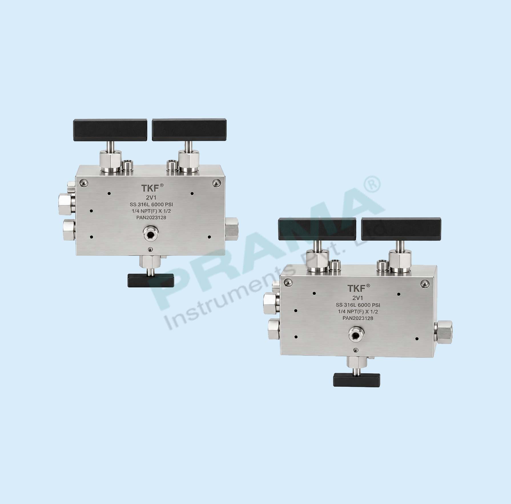 TK-Fujikin Hydrogen Double Block & Bleed Valve – 1380 Bar